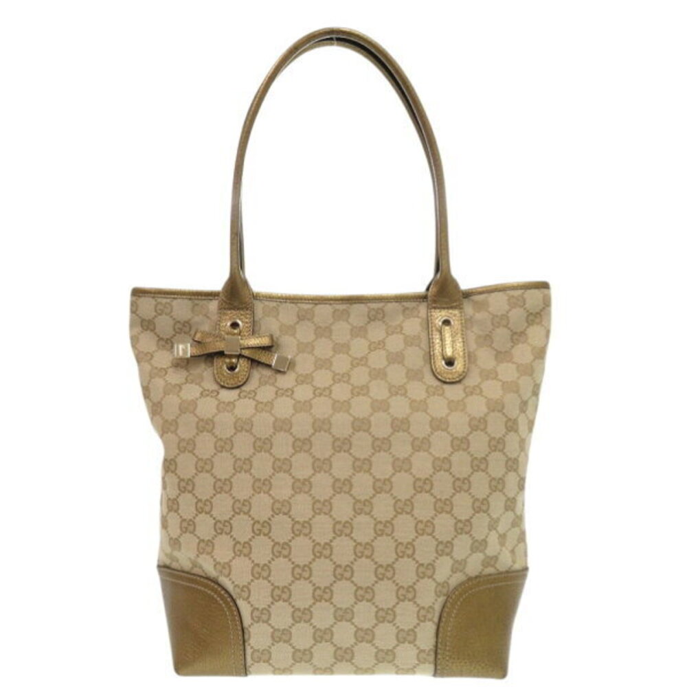 Gucci Princy GG Canvas Beige Tote Bag